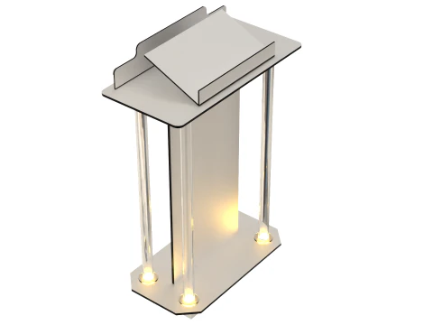 Pulpit - Lectern 3D Model