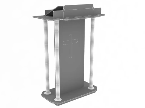 Pulpit - Lectern 3D Model