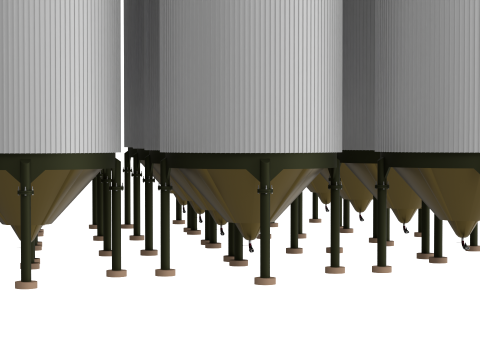 G&auml;rtanks 3D Modell