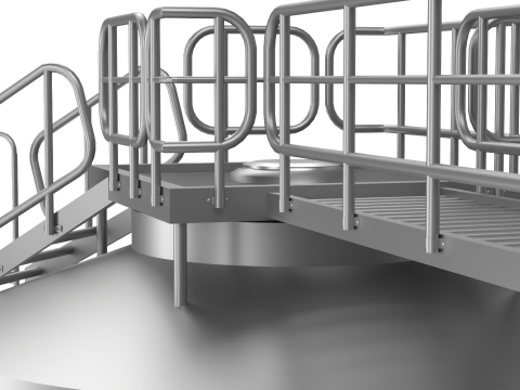 G&auml;rtanks 3D Modell