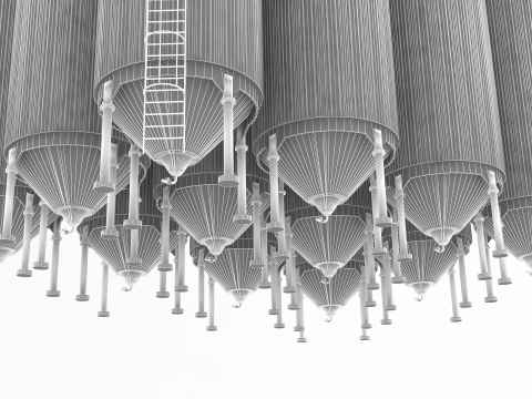 G&auml;rtanks 3D Modell