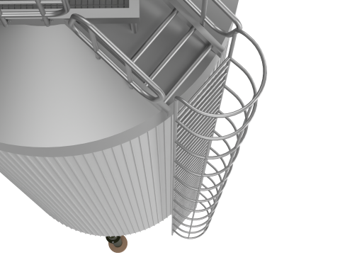 G&auml;rtanks 3D Modell