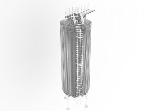 G&auml;rtanks 3D Modell