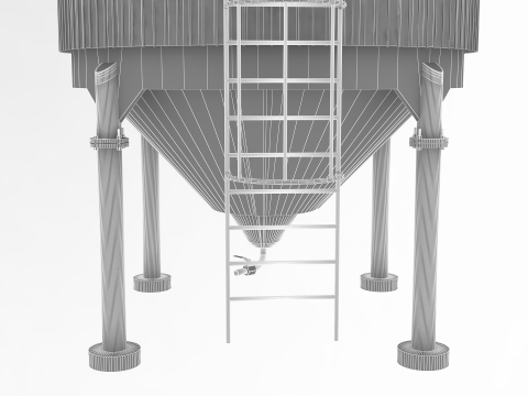 G&auml;rtanks 3D Modell