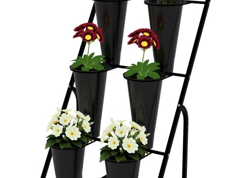 Flower Display Stand 3D Model