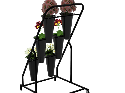 Flower Display Stand 3D Model