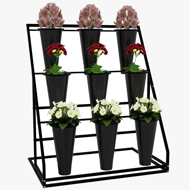 Flower Display Stand 3D Model .c4d .max .obj .3ds .fbx .stl .blend 