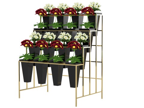 Flower Display Stand 3D Model