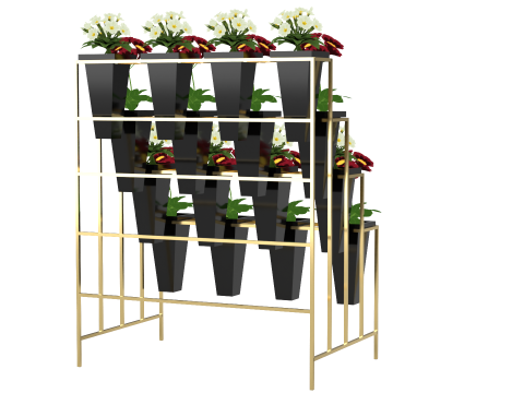 Flower Display Stand 3D Model
