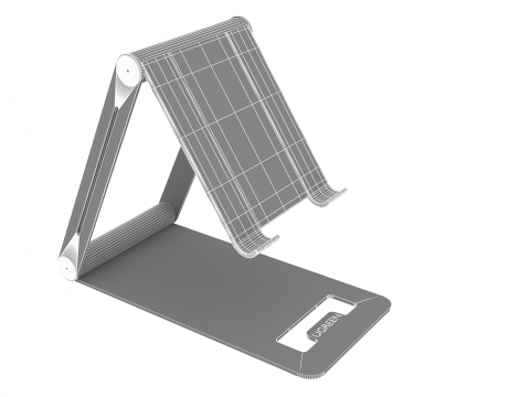 Mobiler St&auml;nderhalter 3D Modell