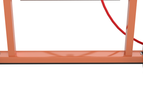 Промисловий дротяний візок 3D Модель