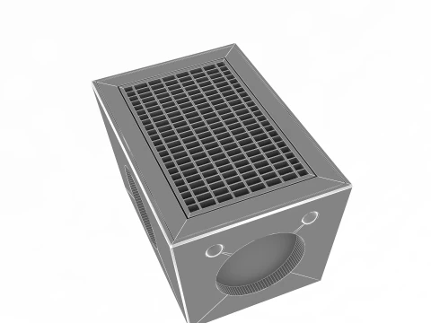 Concrete Drain Inlet 3D Model