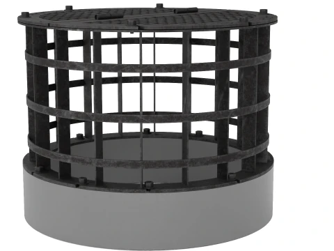 Concrete Drain Inlet 3D Model