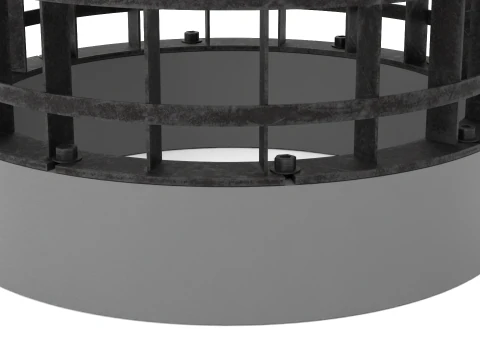 Concrete Drain Inlet 3D Model