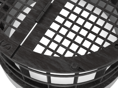 Concrete Drain Inlet 3D Model