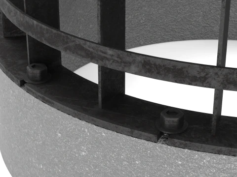 Concrete Drain Inlet 3D Model
