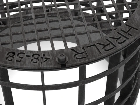 Concrete Drain Inlet 3D Model