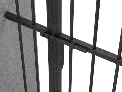 Infrastructure Structure Concrete Arched Grate 3D Model
