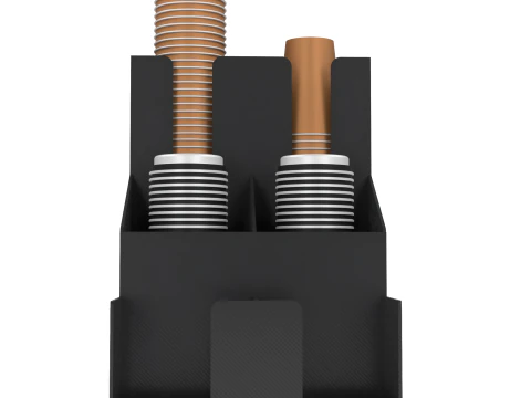 Cups Organizer Dispenser 3D Model