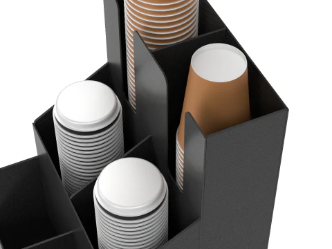 Cups Organizer Dispenser 3D Model