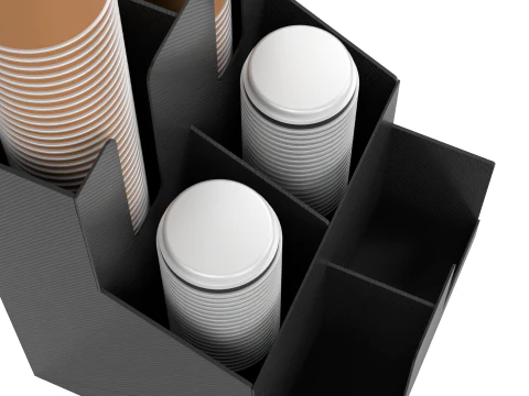 Cups Organizer Dispenser 3D Model