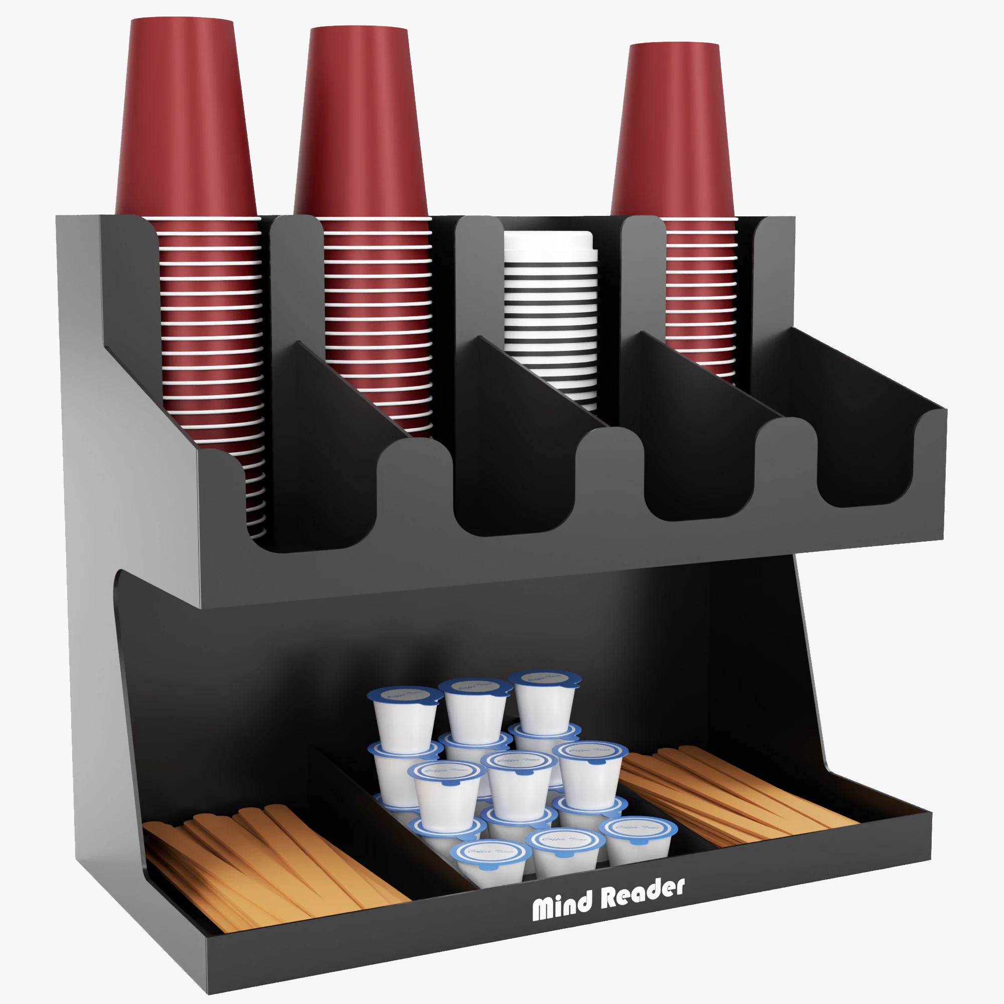 Cups Organizer Dispenser 3D Model .c4d .max .obj .3ds .fbx .stl .blend 