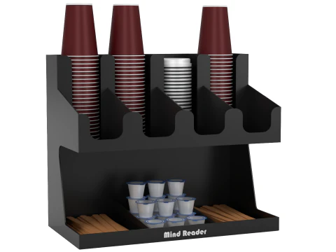Cups Organizer Dispenser 3D Model