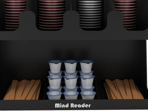 Cups Organizer Dispenser 3D Model