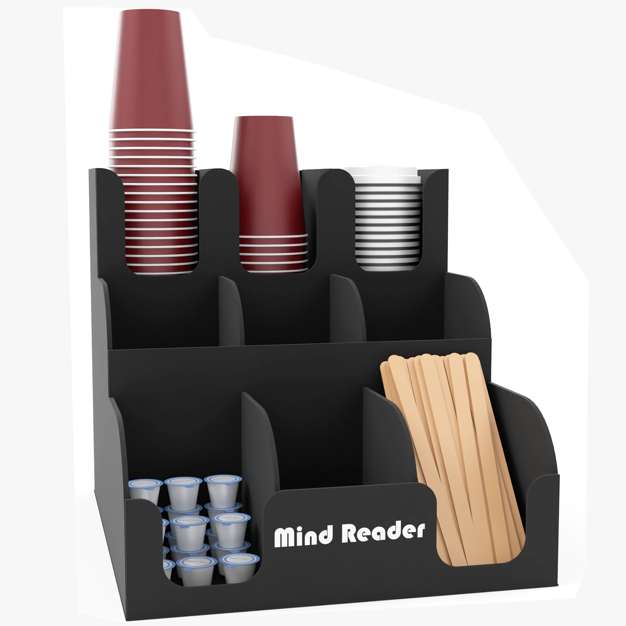 Cups Organizer Dispenser 3D Model .c4d .max .obj .3ds .fbx .stl .blend 