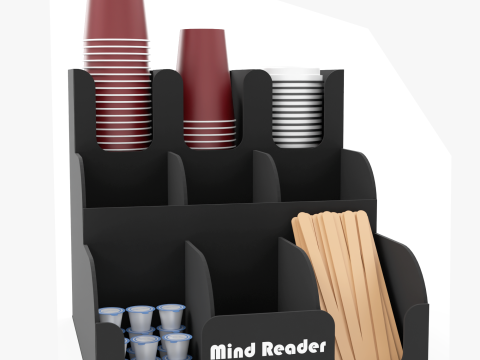 Cups Organizer Dispenser 3D Model