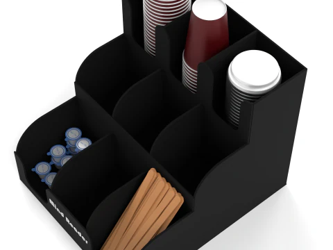 Cups Organizer Dispenser 3D Model