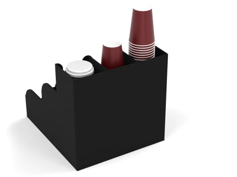 Cups Organizer Dispenser 3D Model