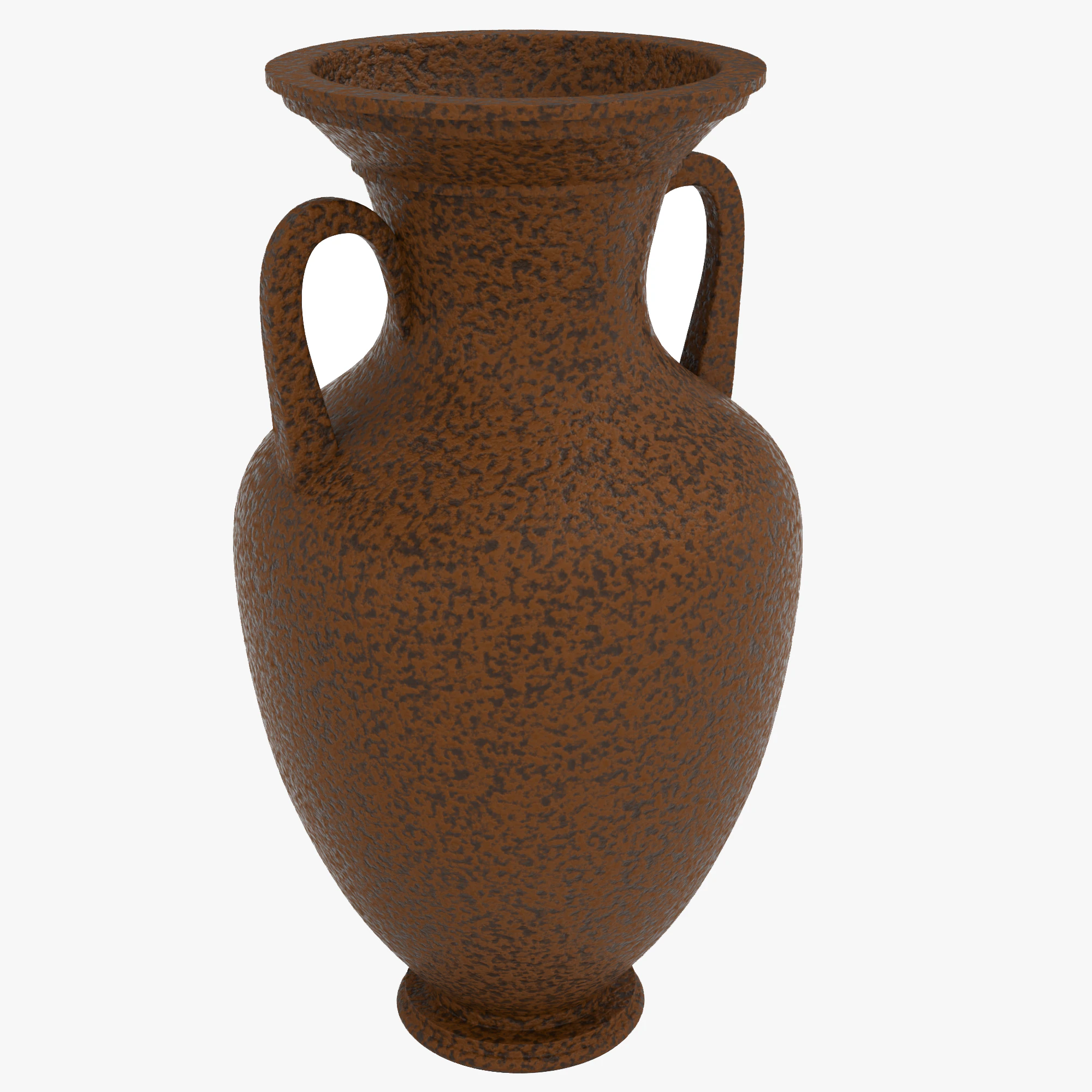 Antiqued Greek Terracotta Amphora 3D Model .c4d .max .obj .3ds .fbx .stl .blend 