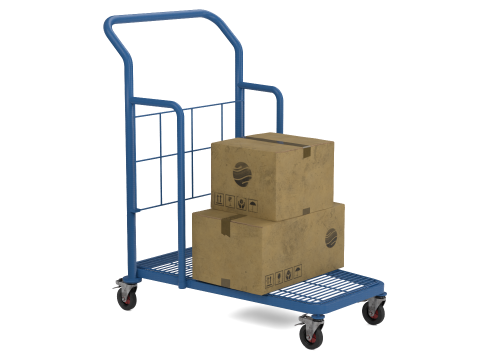 Industrial Trolley 3D Model