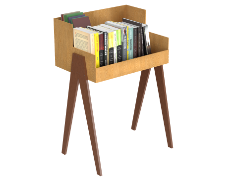 Подставка для хранения пластинок 3D Модель