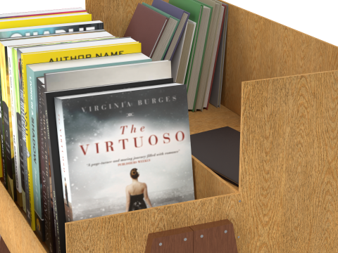 Подставка для хранения пластинок 3D Модель