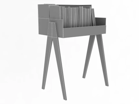 Supporto per la conservazione dei dischi Modello 3D