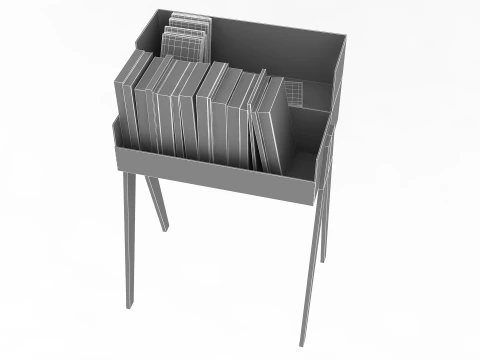 Supporto per la conservazione dei dischi Modello 3D