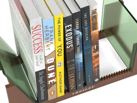Record Storage Stand 3D Model