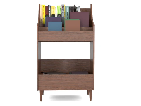 Book Record Storage Stand 3D Model