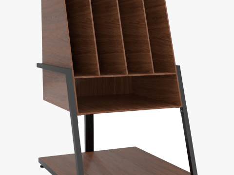 Подставка для хранения книг 3D Модель