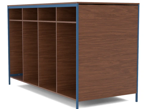 Books Record Storage Desk 3D Model