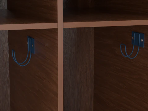 Books Record Storage Desk 3D Model