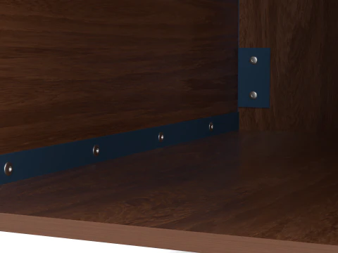 Books Record Storage Desk 3D Model