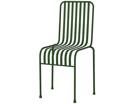 Hay Palissade gestreept tuinmeubilair groene stoel 3D Model