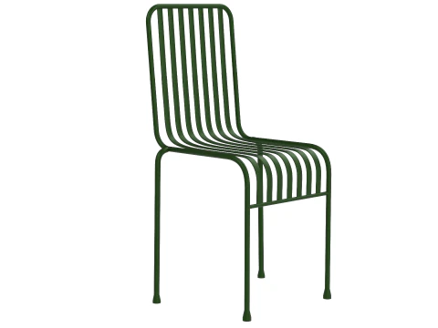 Hay Palissade gestreept tuinmeubilair groene stoel 3D Model