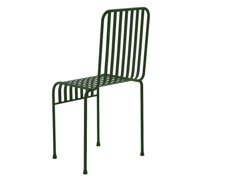 Hay Palissade gestreept tuinmeubilair groene stoel 3D Model