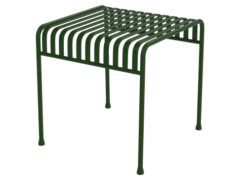 Hay Palissade Striped Outdoor Furniture Green Table 3D Model