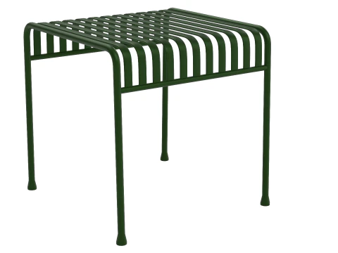Hay Palissade Striped Outdoor Furniture Green Table 3D Model