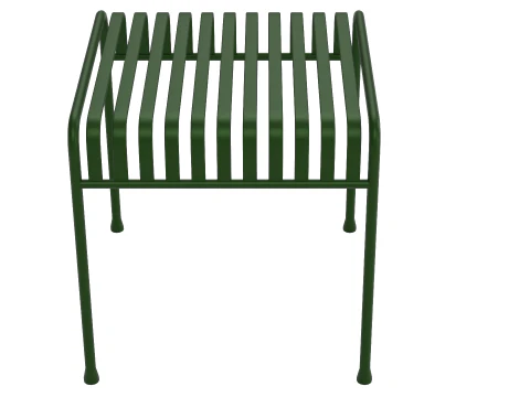 Hay Palissade Striped Outdoor Furniture Green Table 3D Model